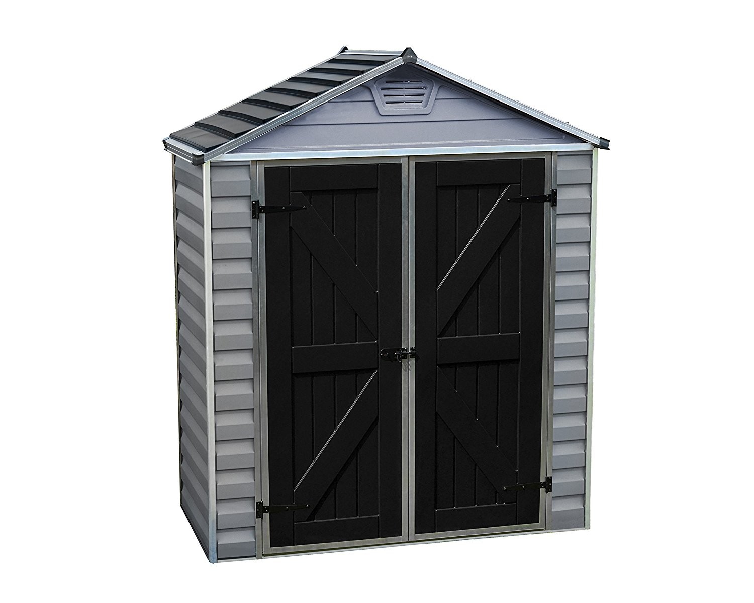 Palram 6x3 Skylight Storage Shed Kit - Gray